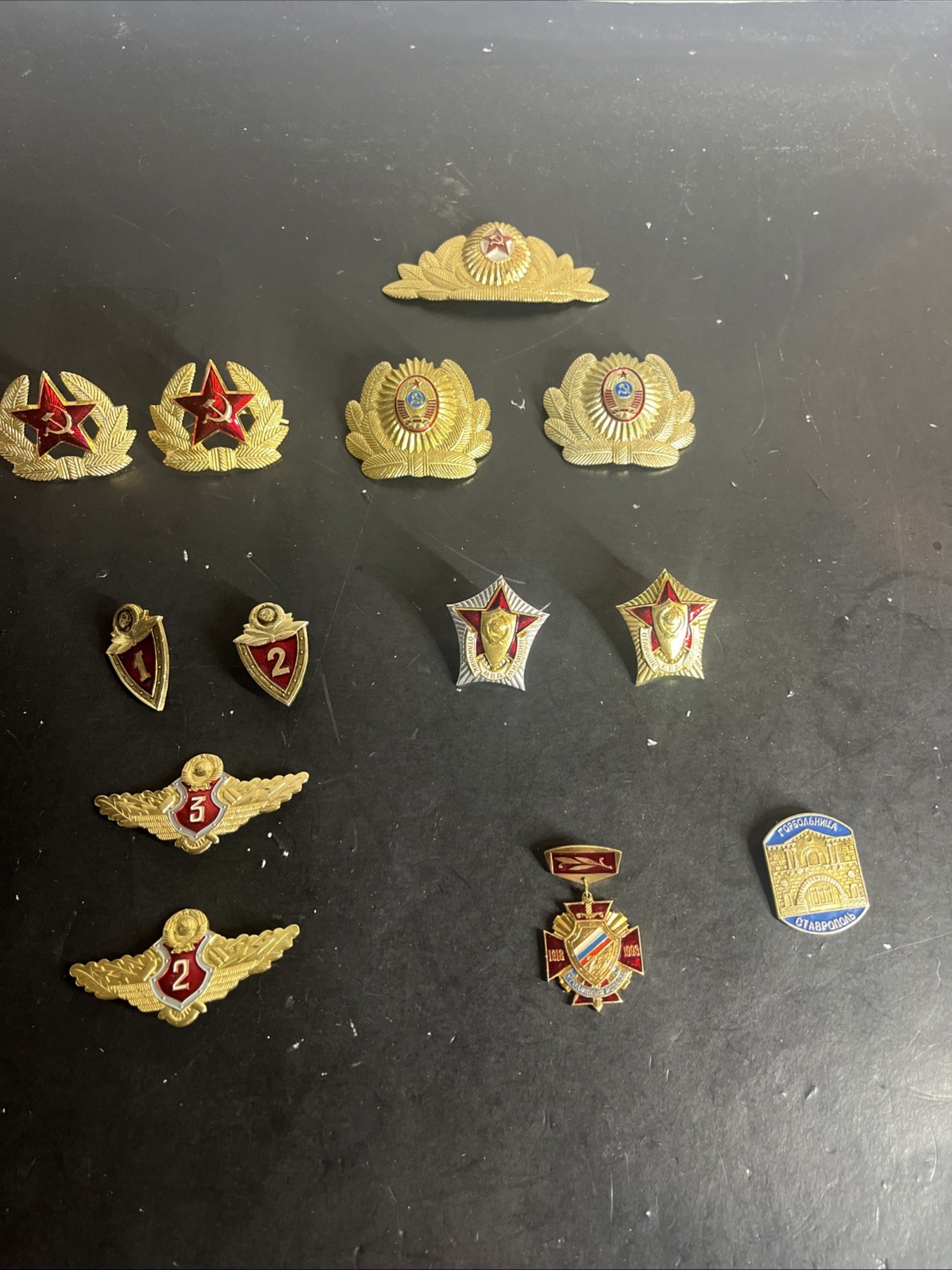 Set of badges of the officer of the Ministry of Internal Affairs of the USSR
