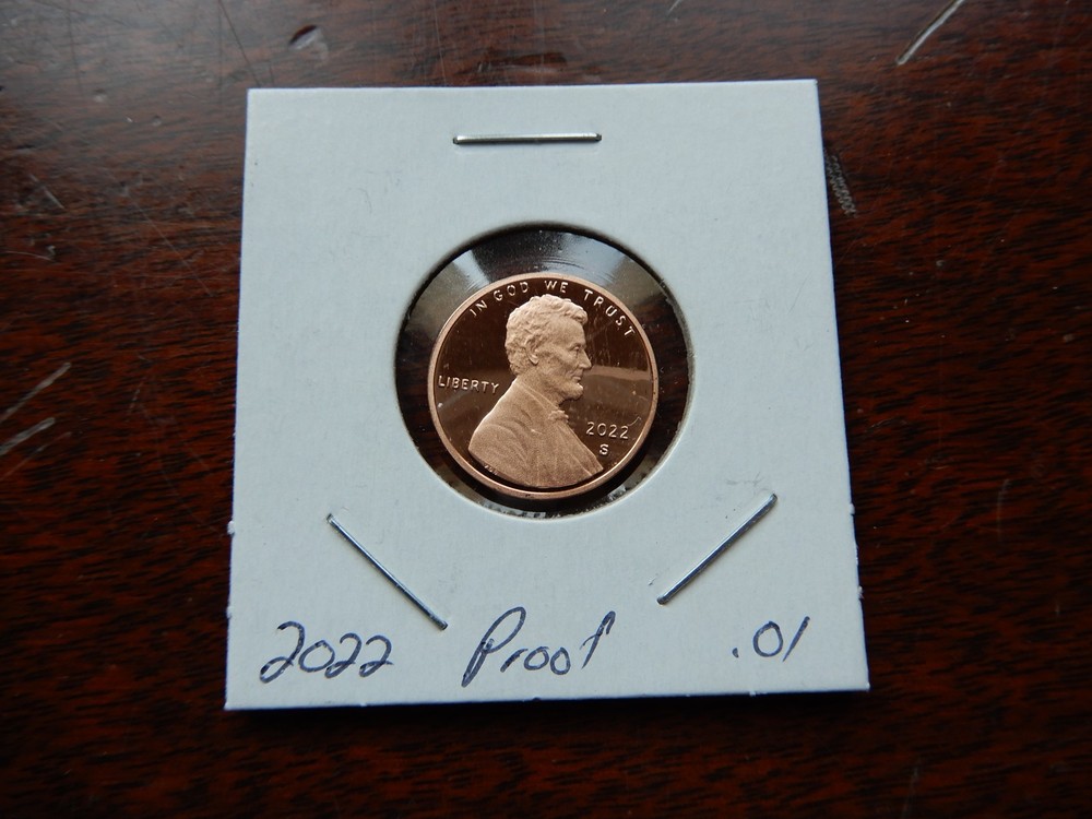2022-S PROOF LINCOLN  CENT FROM PROOF SET