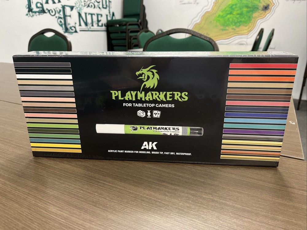 AK Interactive #AKM150 Playmarkers 34-Piece Set