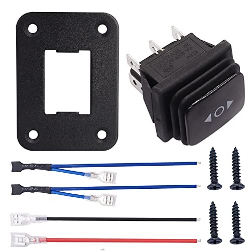 Momentary Waterproof Polarity Reverse Switch 12V DC Waterproof - With Panel