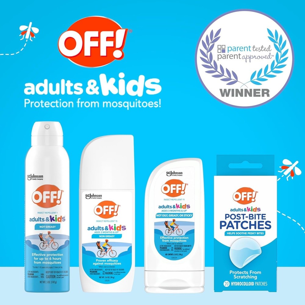 OFF! Post-Bug Bite Itch Relief Patches for Adults & Kids -CR5