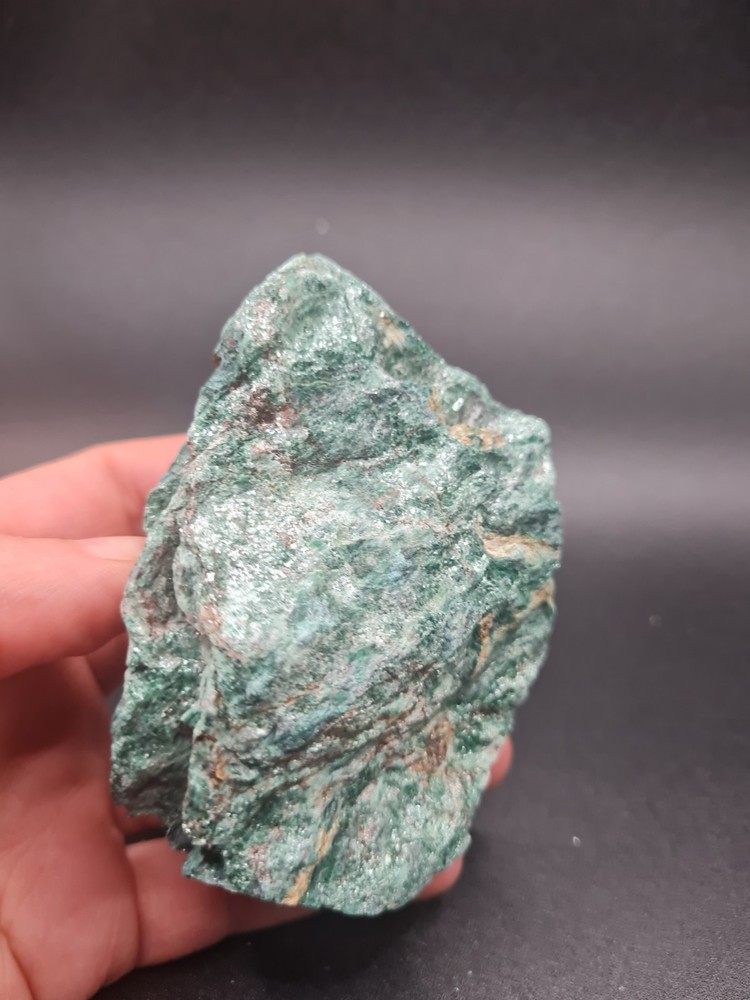Fuchsite Specimen From Minas Gerais, Brazil, Cut Base, 253g