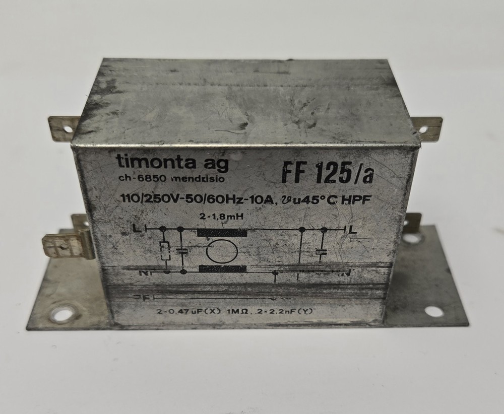 TIMONTA AG FF125/a LINE FILTER.