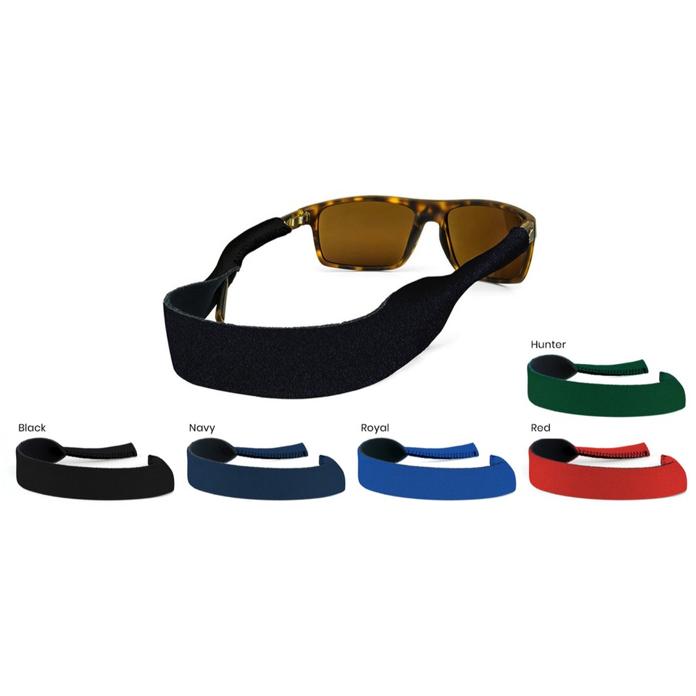 Croakies Original Solid Eyewear Retainer, Regular 2-6mm - Navy (4-Pack)