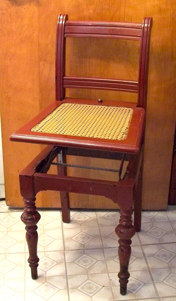 Antique Piano Chair Adjustable 1900 Beethoven