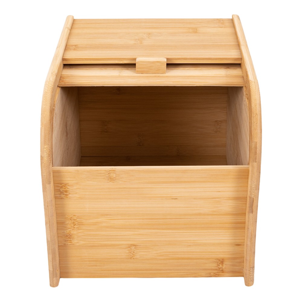 Bamboo Rice Storage Container Wood Color Rice Storage Container with Lid