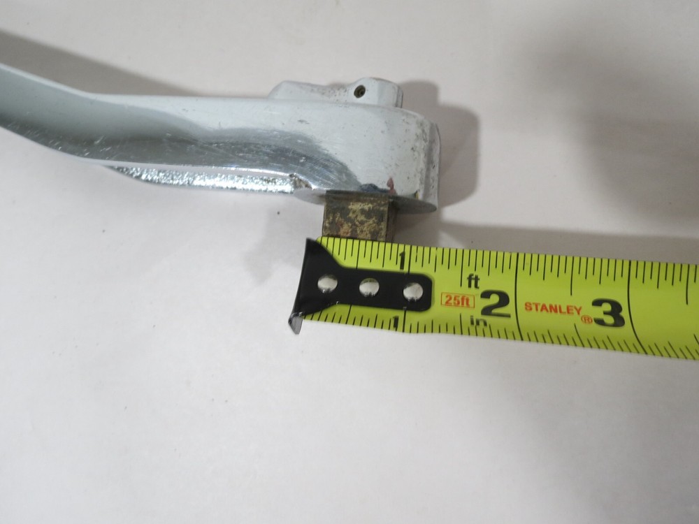 BARIENT 11" LOCKING WINCH HANDLE CHROME W/ BLACK HANDLE