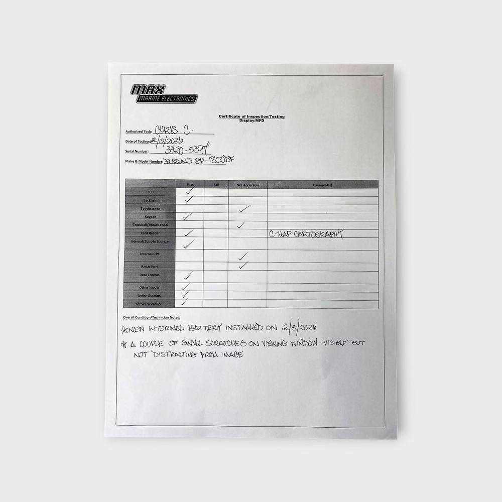Furuno GP-1850DF Plotter/Sounder Display w/Suncover *See Description*