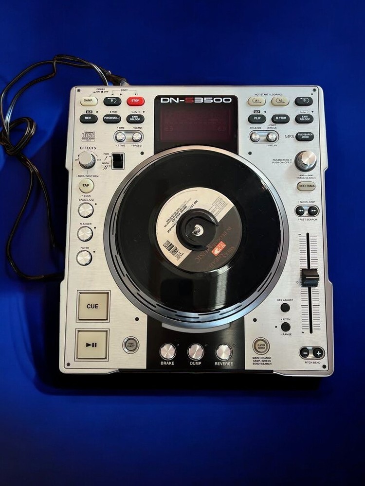 Denon DN-S3500 DJ CD Player Turntable Deck Digital Media Tested Working