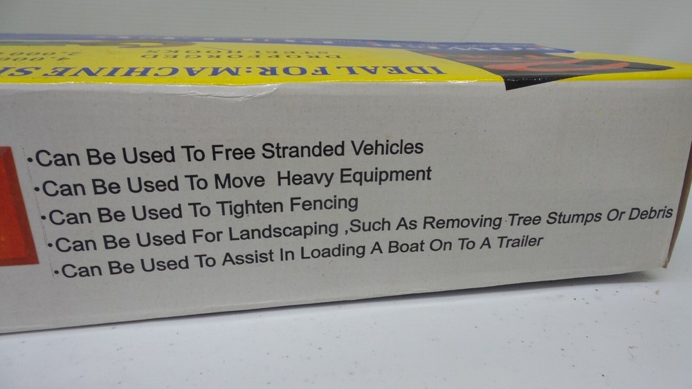 2 TON POWER PULLER IDEAL FOR MACHINE SHIP BOATING CAMPING LANDSCAPING & CAMPING