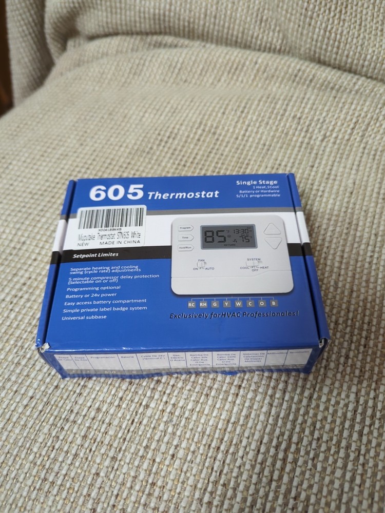 Miuputake Programmable Thermostat for Home,Conventional Single-Stage...