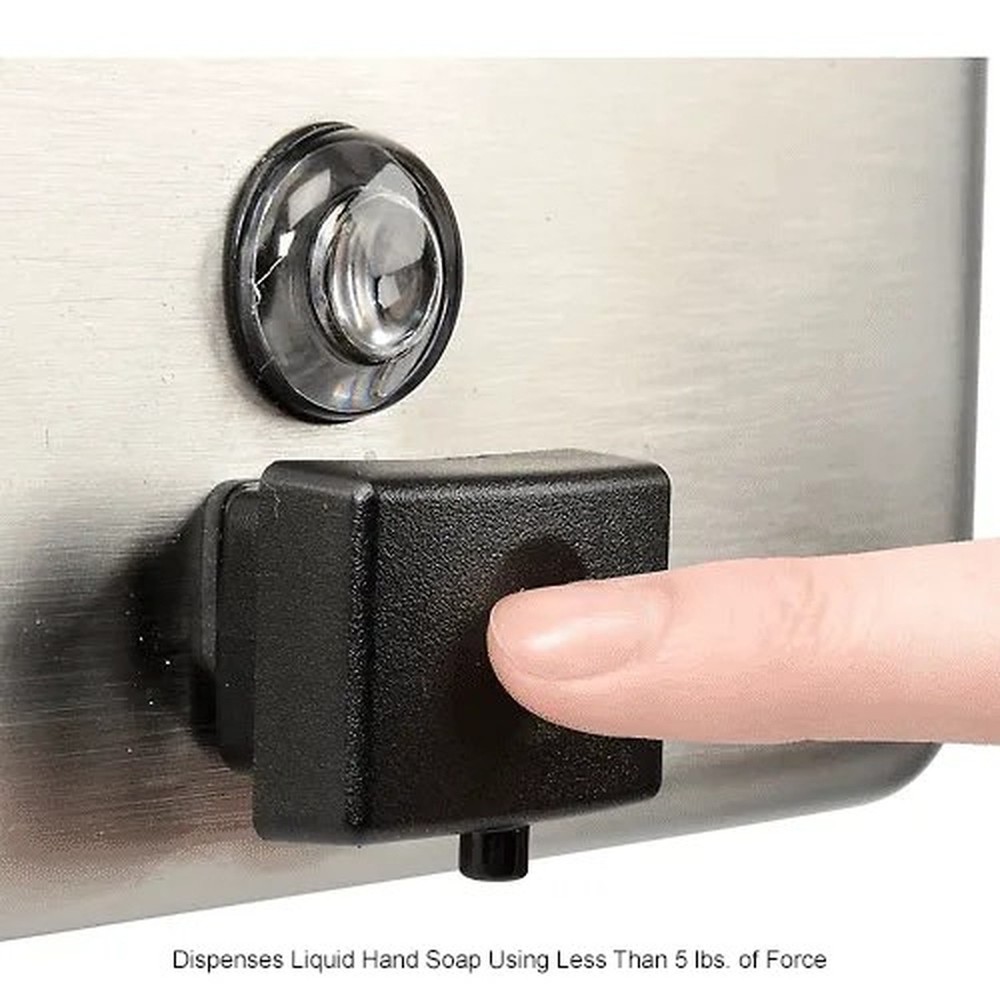 Bobrick? ClassicSeries? Surface Mounted Horizontal Soap Dispenser - B-2112