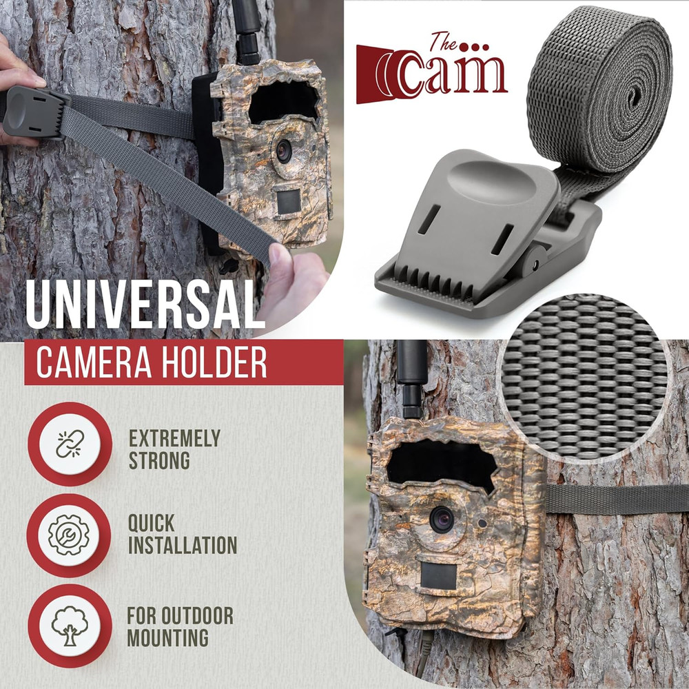 Quick Camera Holder EasyStrap-3, Premium 3 Pack Trail Camera Straps,Game Camera