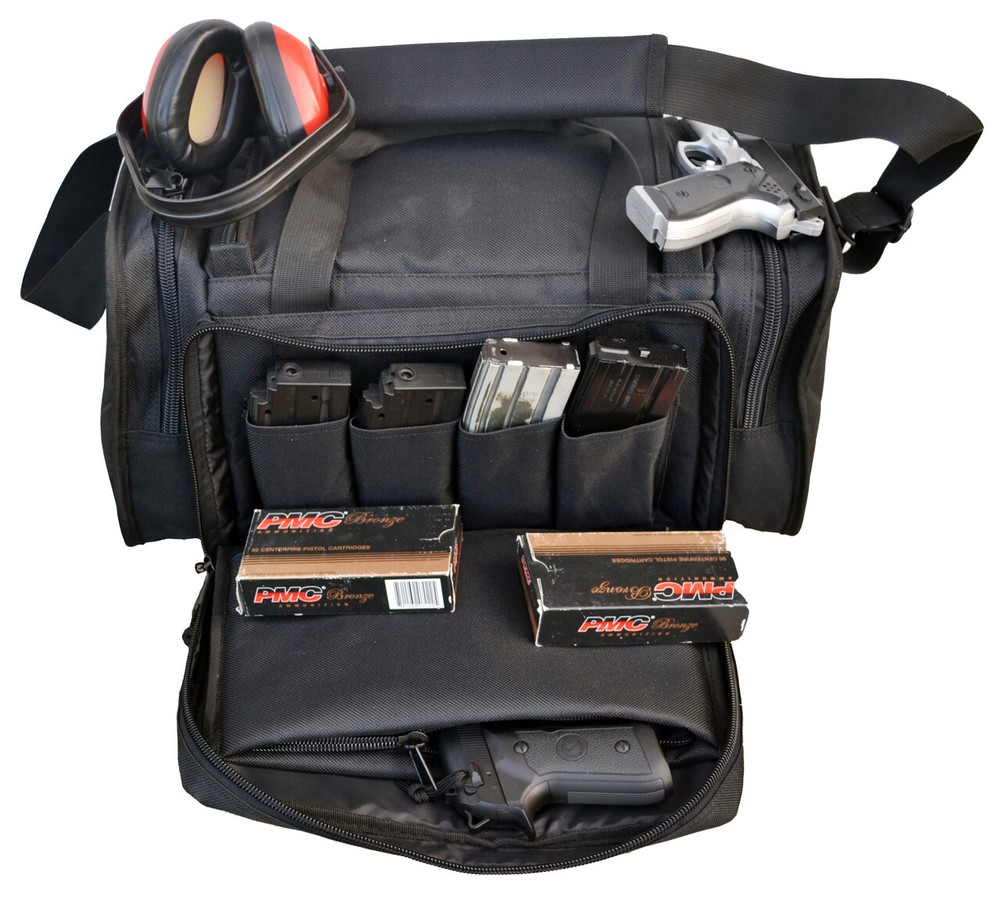 Explorer Range Bag, Black Shooting Range Bag for s with Divider and Pouch Inc...