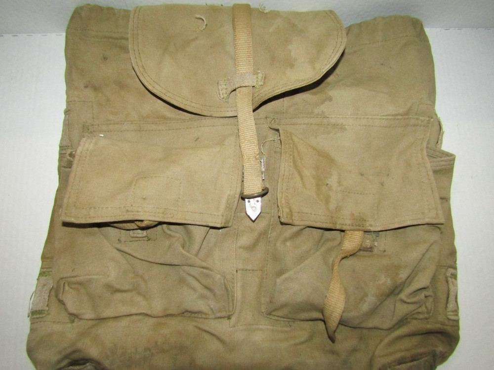 VINTAGE MILITARY CANVAS BAG