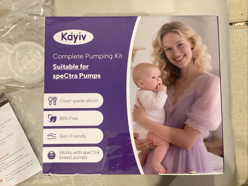 Kativ Premium Complete Pumping Accessory Kit For Use With Spectra Breast Pump