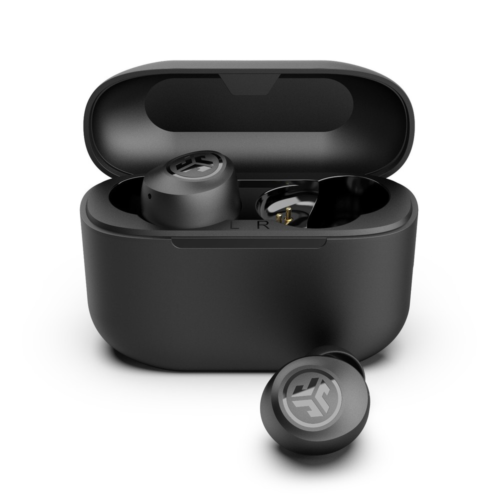 JLab Go POP+ True Wireless Bluetooth Earbuds, iOS, Android, Headphones