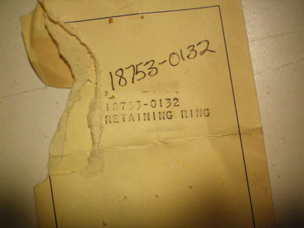 JABSCO #18753-0132 RETAINING RING, FREE FREIGHT