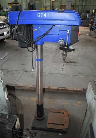 20" WESTWARD FLOOR TYPE SINGLE-SPINDLE DRILL #28824