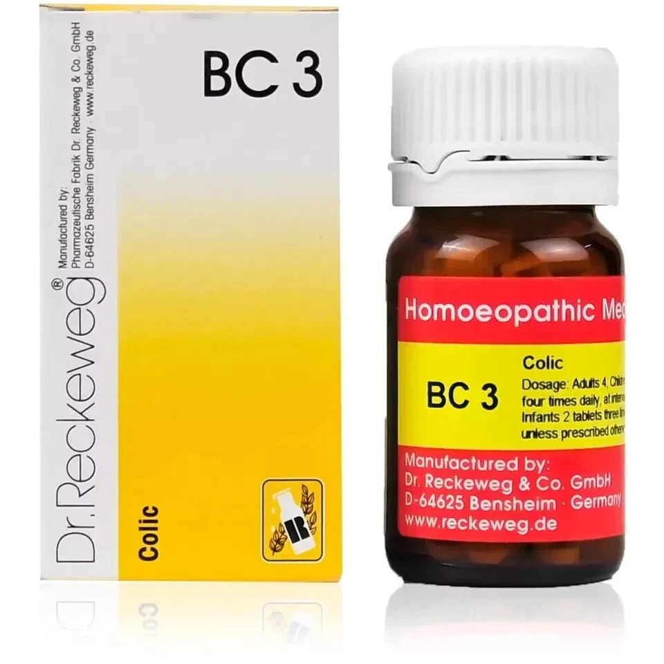 Dr Reckeweg BC 3 Tablets 20g Homeopathic General Wellness Support 2 Pack