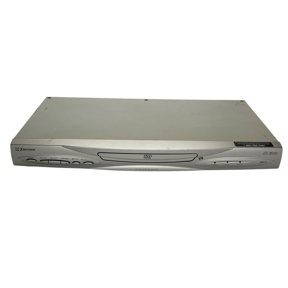 Emerson DVD Player EWD7004 Silver 2004 Model CD AV Component Retro AV No Remote