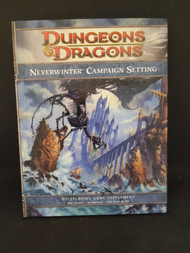 Neverwinter Campaign Setting Dungeons & Dragons 4th Edition 4E, Hardcover