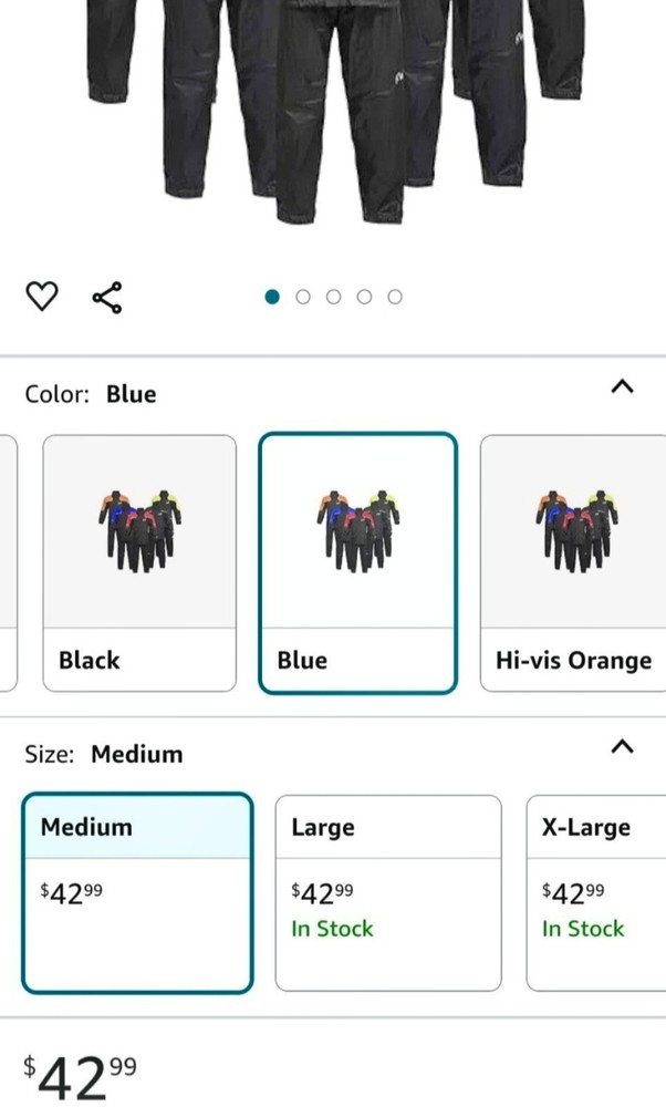HWK Motorcycle Rainsuit