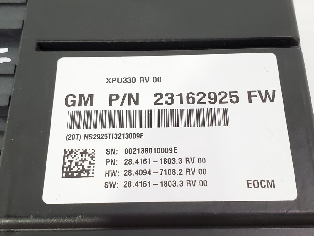 2014 Cadillac XTS OEM Collison Avoidance Module 23162925