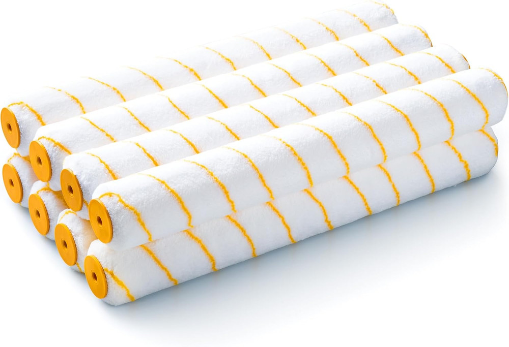 18" Paint Roller Cover, Microfiber Paint Roller Cover, Quickly Covers Large Surf