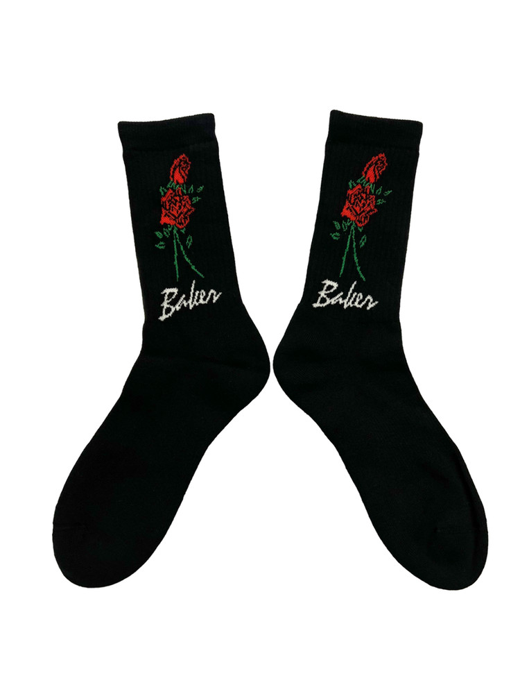 Baker Rose (Black) Socks