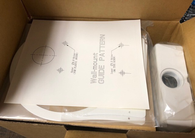 Illustra ADCiM6WALLWK White wall mount