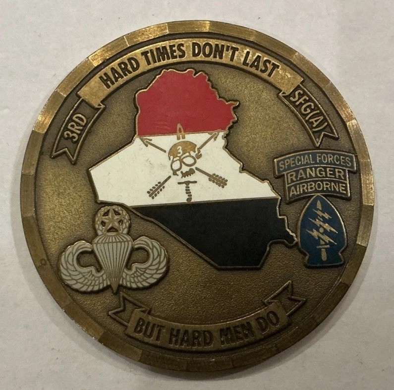 Third Special Forces Group Airborne Challenge Coin
