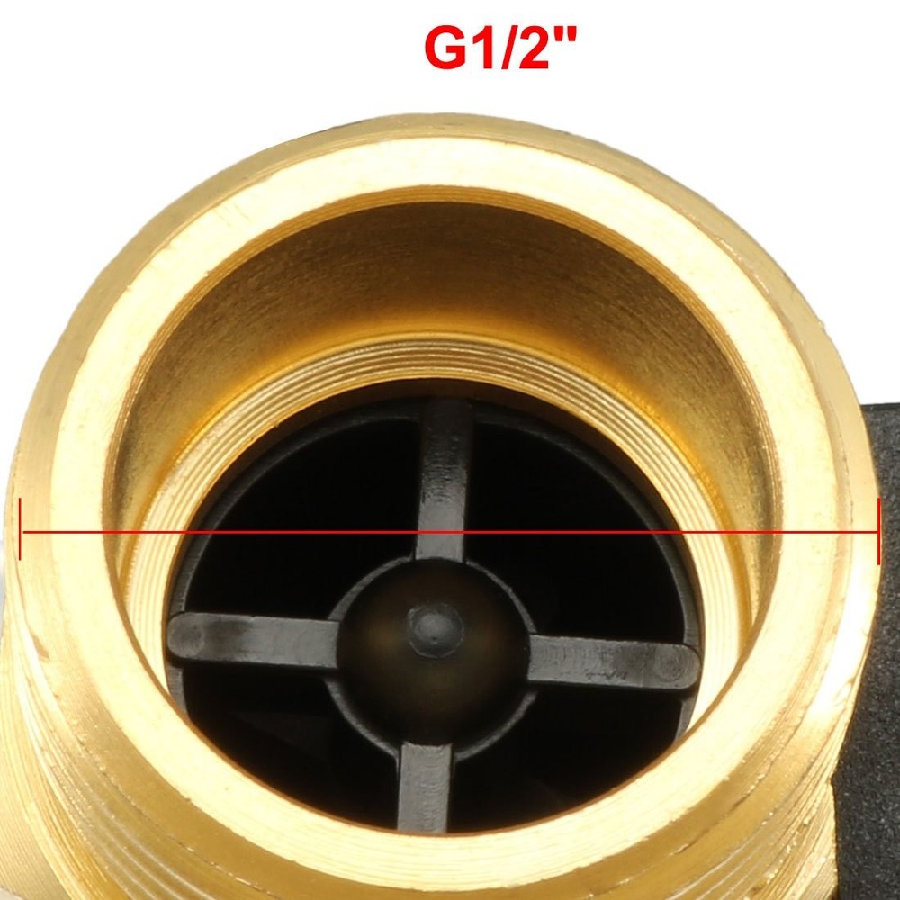 uxcell G1/2" Hall Effect Liquid Water Flow Sensor Switch Flowmeter G1/2