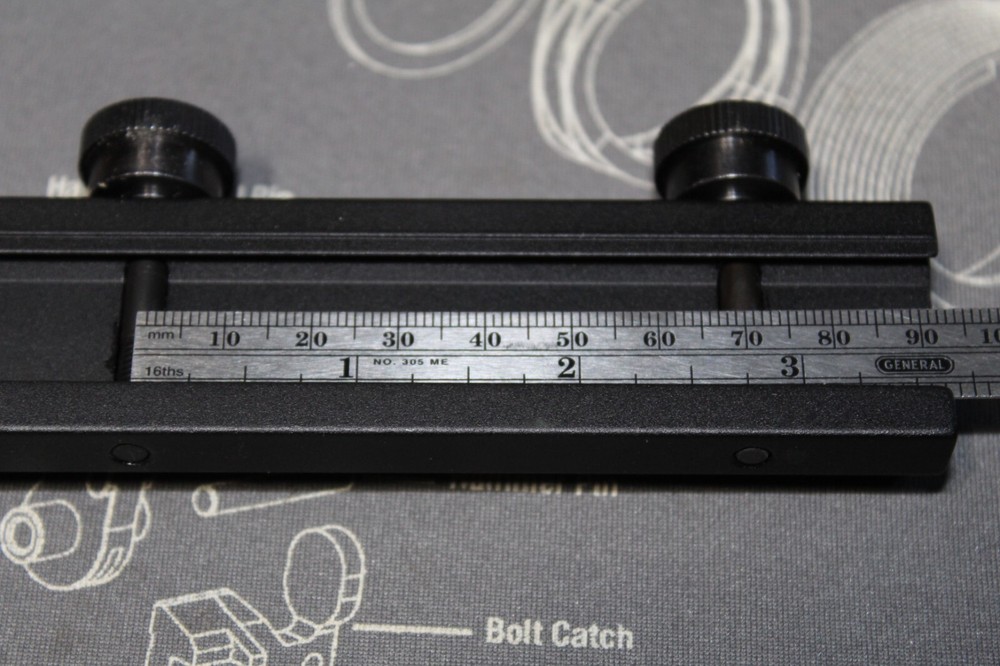 Blackhawk! Universal Flattop Riser Rail #71MT07BK