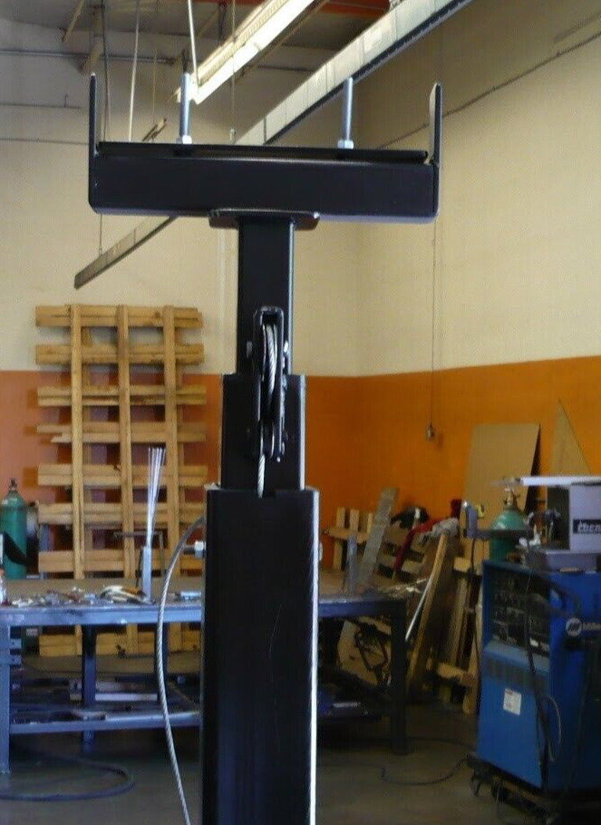 Flat adapter heavy duty with looking plate for 12" Truss