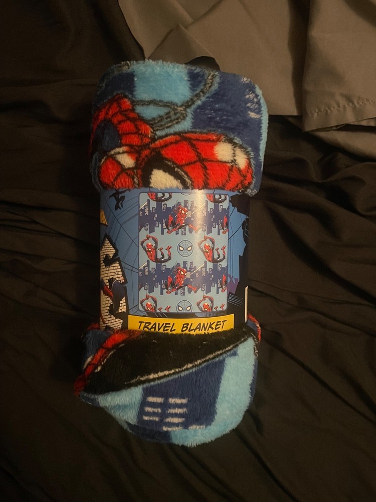 Marvels Spider-Man Plush Soft Travel Blanket