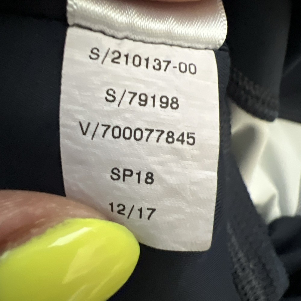 Athleta Crop Leggings Womens Medium Navy Patterns