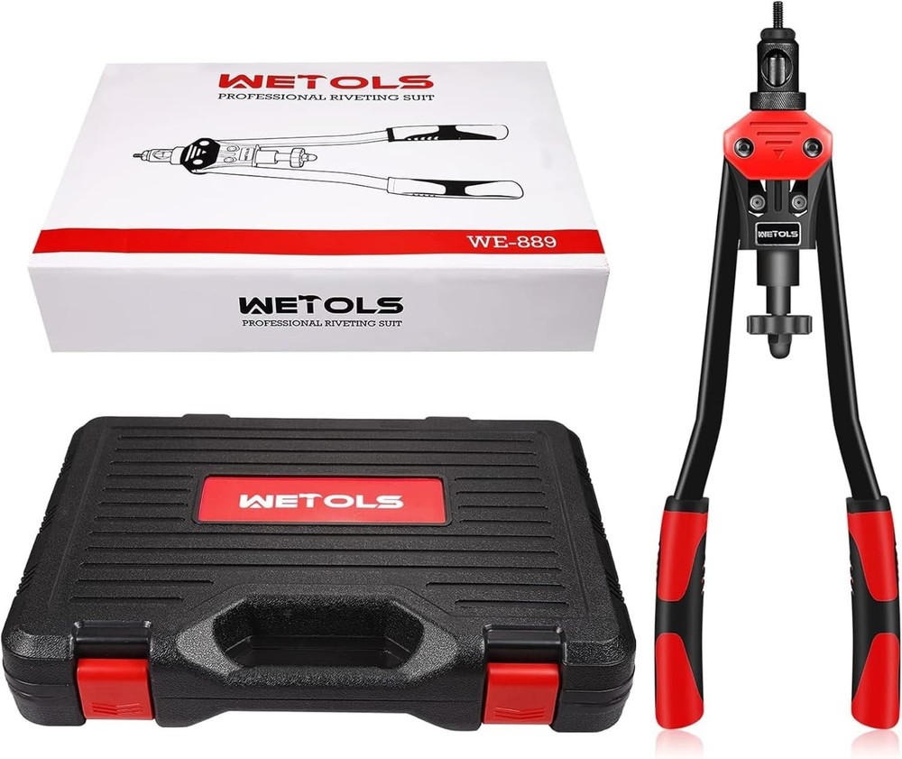 Complete 16" Rivet Nut Tool Set with 11 Mandrels & 110 Rivnuts - Industry Ready