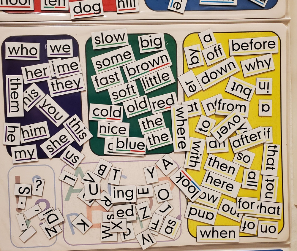 MAGNETIC SIGHT WORDS SENTENCES Rainbow Learning Systems Homeschooling Education