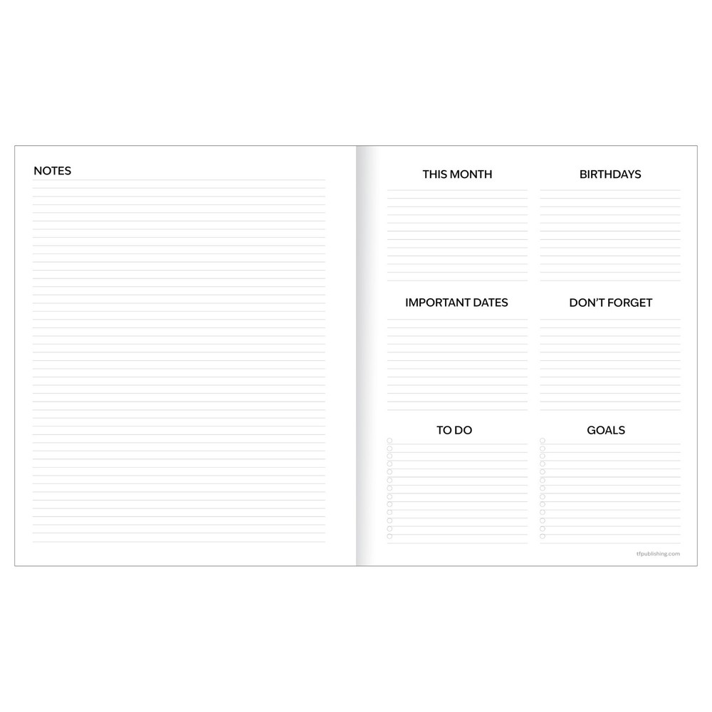 July 2026 - June 2027 Kraft Dot Medium Monthly Planner