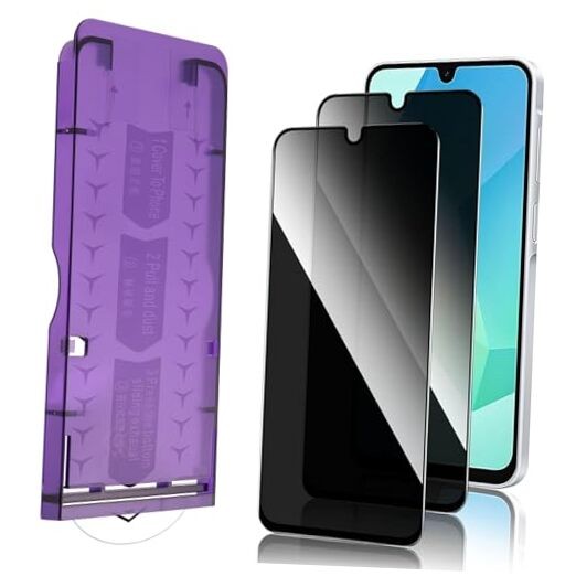 2 Pack Privacy Screen Protector for Samsung Galaxy A16 5G[Anti-Spy Tempered