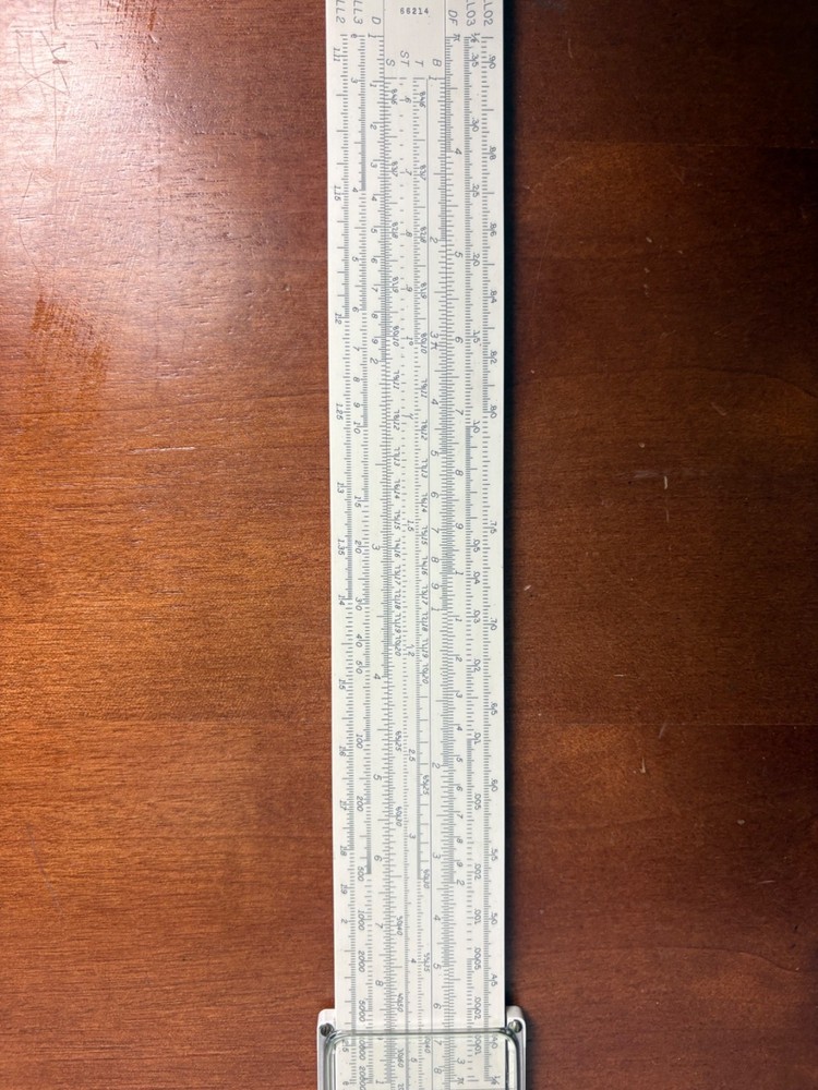 Keuffel & Esser K&E 4081-3 Log Log Duplex Decitrig Slide Rule w/ Case