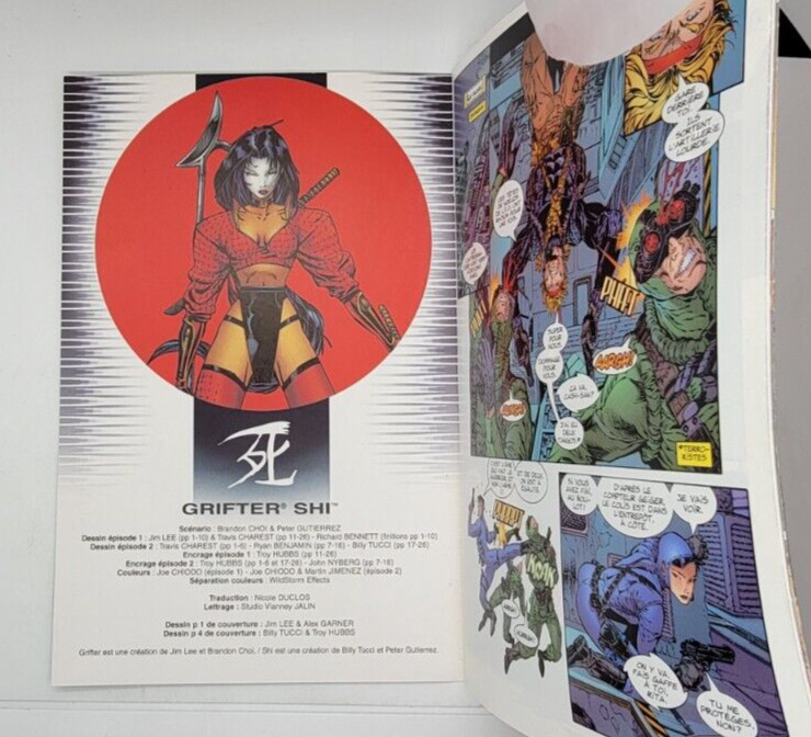 Image Comics Grifter Shi #1 French Comic Book 1995