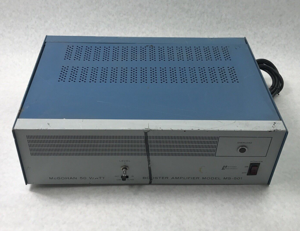 McGohan Electronics MS-501 Booster Amplifier 50 Watts