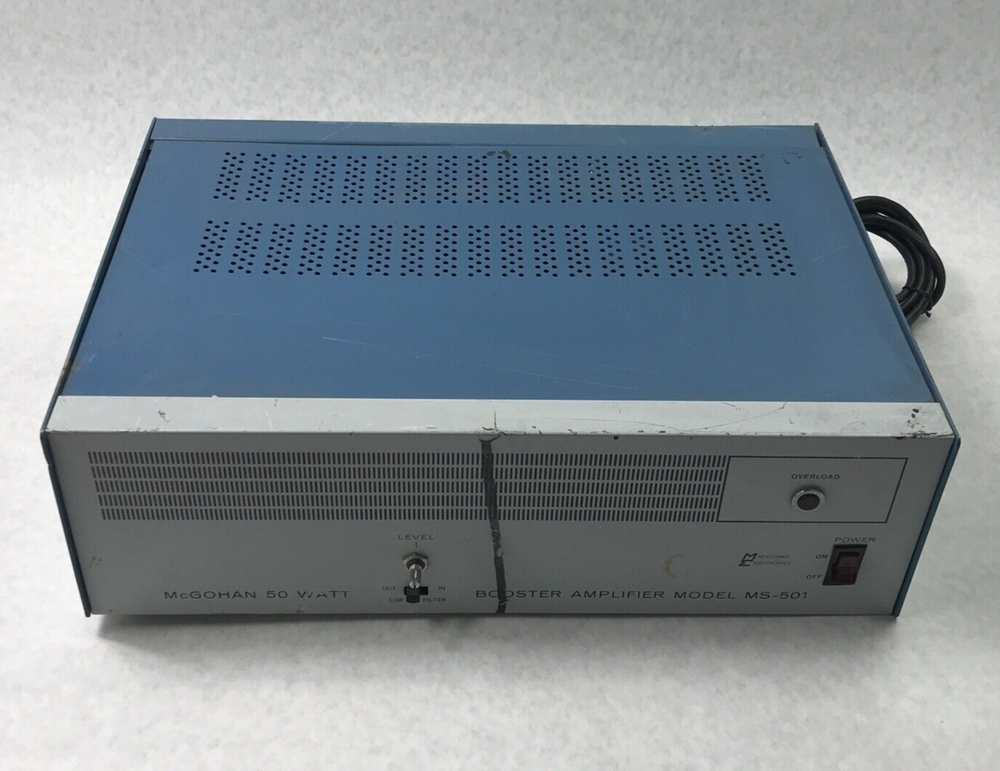 McGohan Electronics MS-501 Booster Amplifier 50 Watts