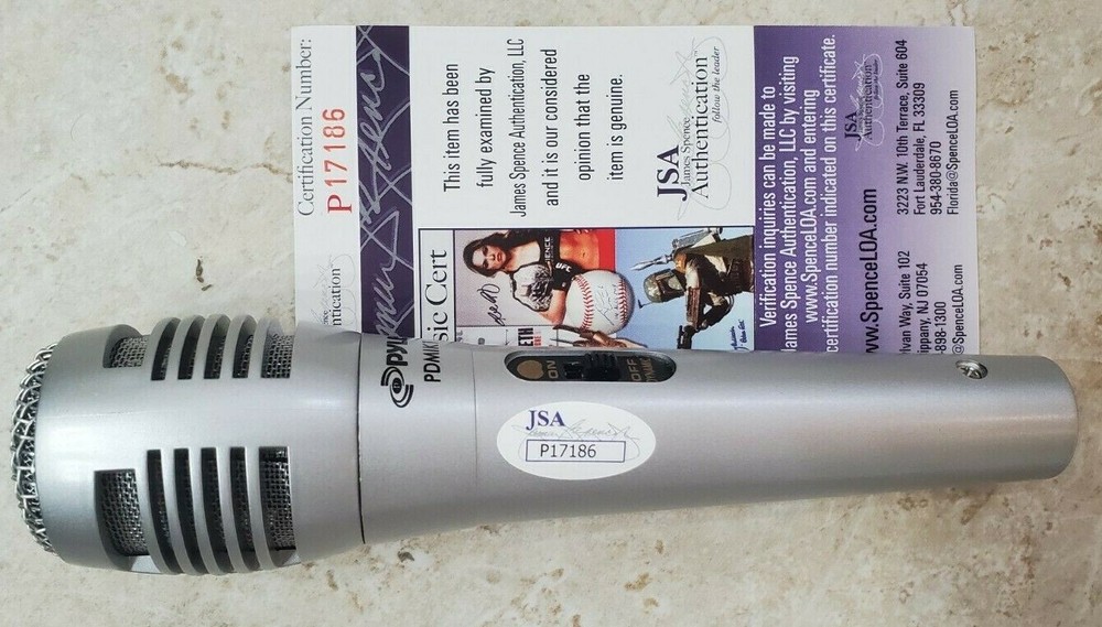 Renee Fleming Signed Microphone w/ JSA COA #P17186 Mic