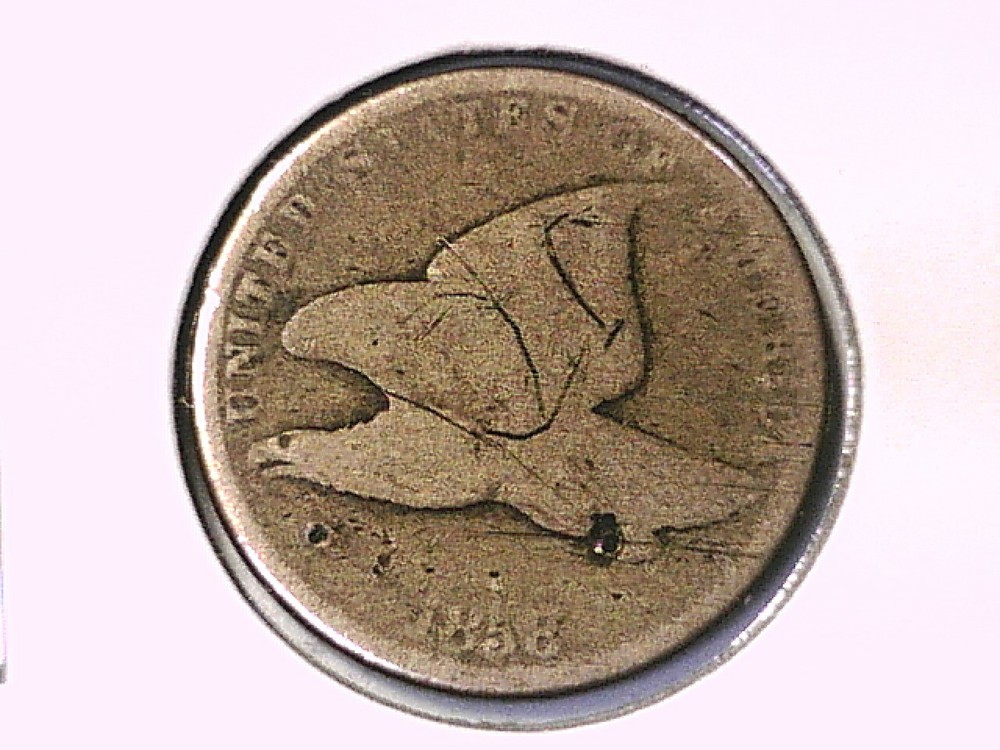 1858 Flying Eagle Cent Genuine Raw Ungraded 00966