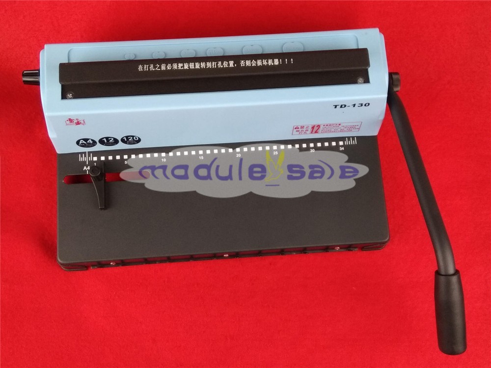 Spiral Coil Calendar Binding Machine 34 Hole Punching Binding Machines NEW