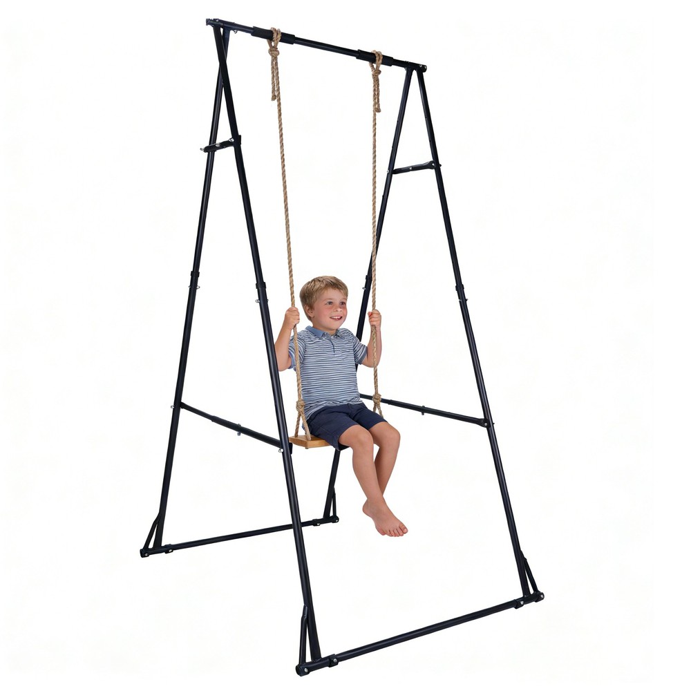 Foldable Free Standing Pull Up Bar Stand Adjustable Pull Up Station for Home Gym