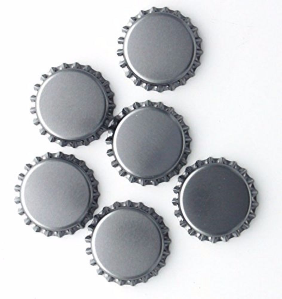 (Silver) Crown Caps With Oxy-Liner-576 Caps